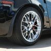 ZR1 Style Wheels in Chrome on Black Corvette