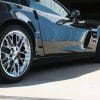 ZR1 Style Wheels in Chrome on Black Corvette