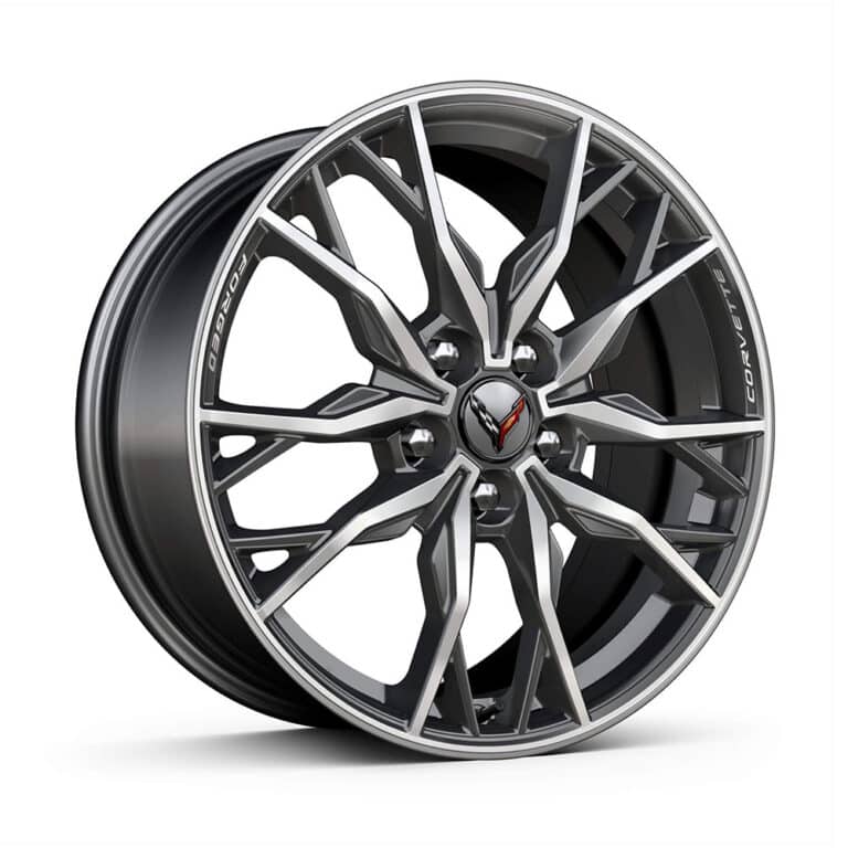 GM C8 Corvette Aluminum 5 Trident Spoke Wheels Corvette Garage
