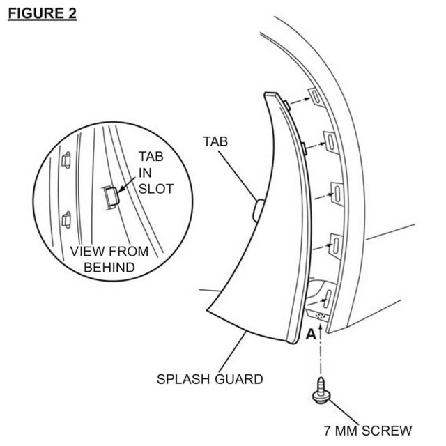 GM C7 Corvette rear splash guard instructions