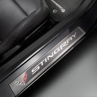 GM C7 Corvette Stingray Door Sill Plates installed - 23487387