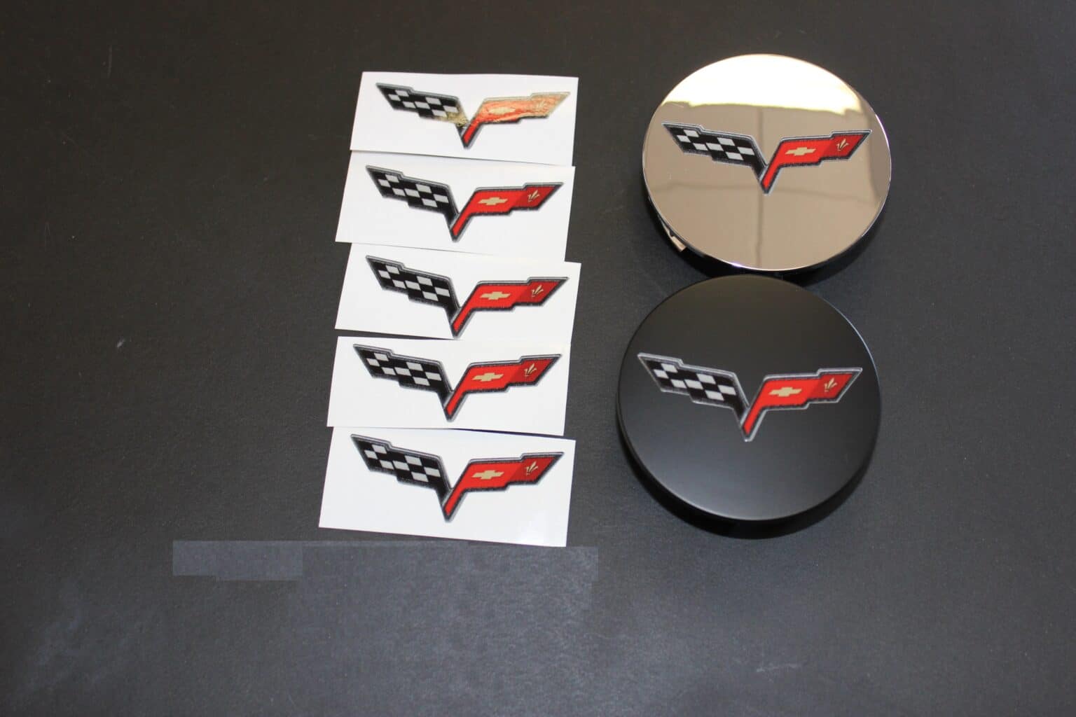 20052013 C6 Corvette Logo Decals for Center Caps Corvette Garage