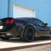 ZR1 Style Wheels in Black on Black Corvette