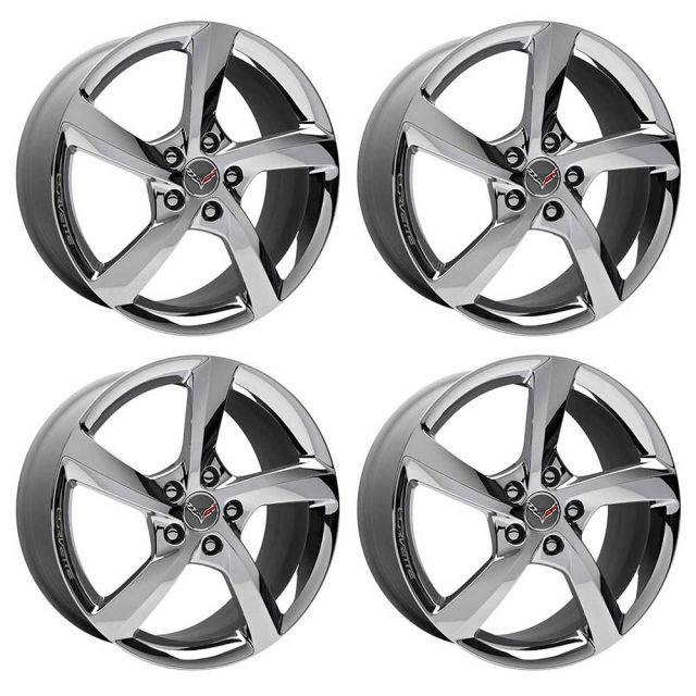 GM Premiere Edition Chrome Wheel Set for C7 Corvette Stingray