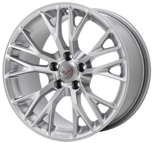 GM C7 Z06 Wheels - Pearl Nickel