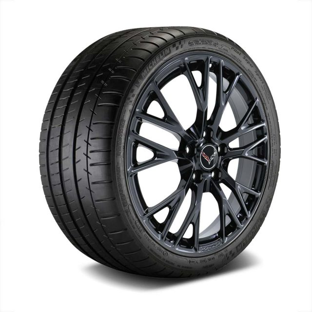 C7 Z06 GM Black Wheel Tire Package