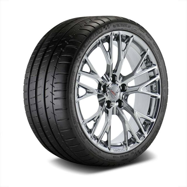 C7 Z06 GM Chrome Wheel Tire Package