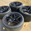 C7 ZR1 GM Satin Black Wheel Tire Package