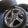 GM C7 5 Spoke Torque Corvette Chrome Wheel Tire Package