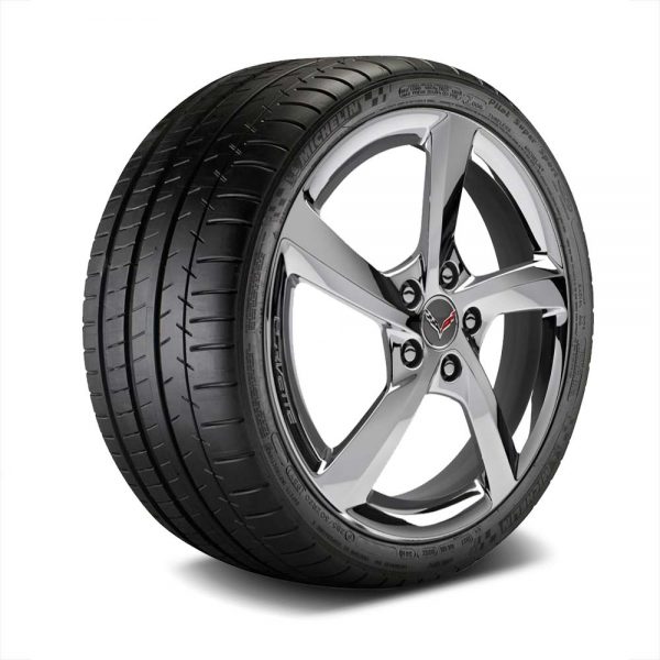 GM C7 Torque Chrome Corvette Wheel & Tire Package