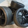 GM C7 Z51 Stingray Corvette Black Wheel Tire Package