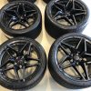 vGM C7 ZR1 Wheel & Tire Package - Pearl Nickel - Front View