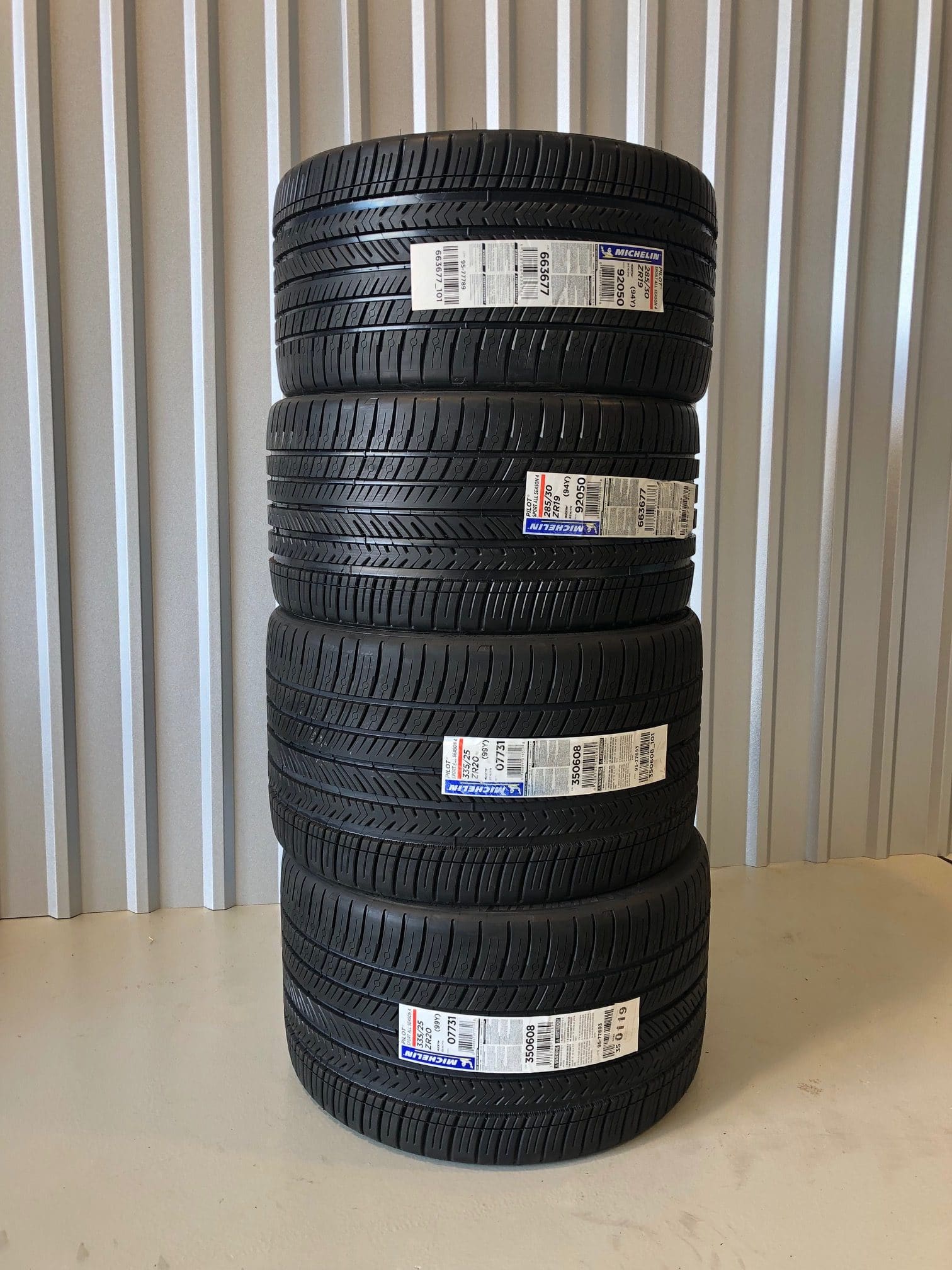 Corvette Tires - Michelin Pilot Sport All Season 4 ZP Tires