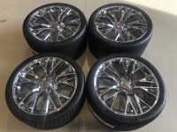 C7 Corvette Z06 Wheel & Michelin Tire Package - Chrome