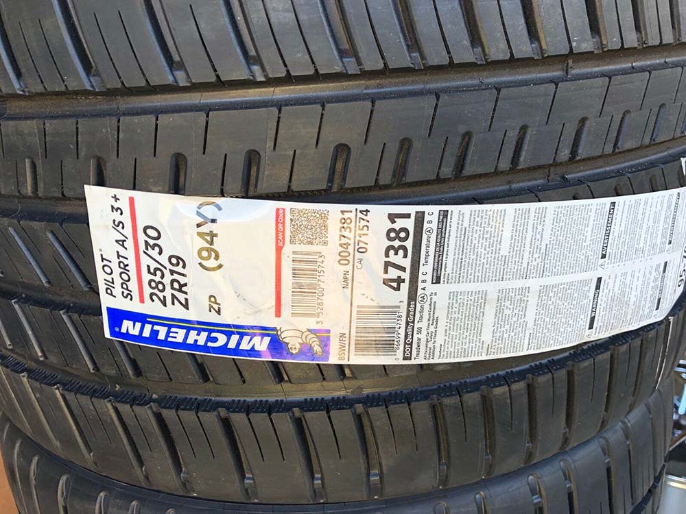 Corvette Tires Michelin Pilot Sport AS/3 ZP Tires