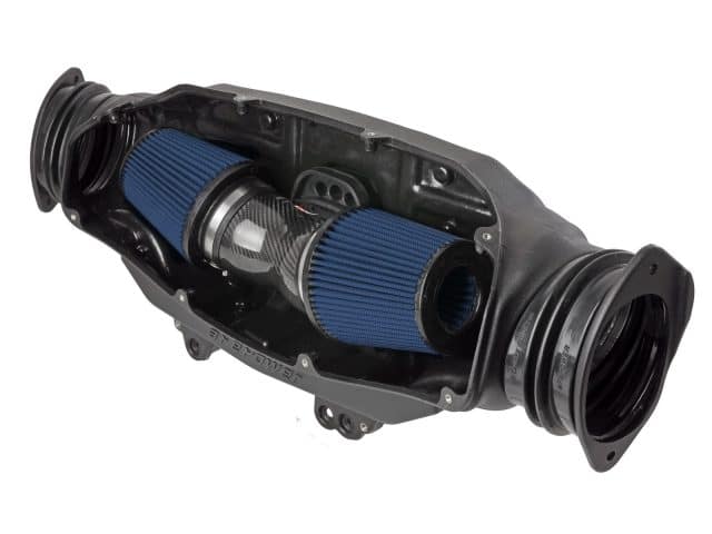 AFE Power 58-10007r C8 Corvette Black Series cold air intake - Cut Away View