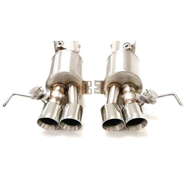 B&B C7 Exhaust - Round Tips