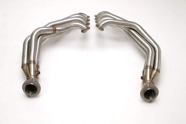 Billy Boat C6 Corvette Long Tube Headers - Front