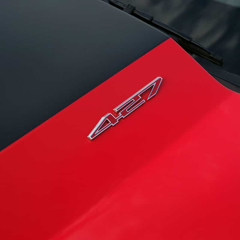 C6 Corvette Z06 427 Hood Emblem Set