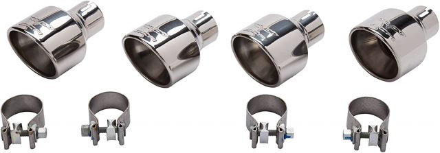 C6 Corvette GM Polished Exhaust Tips - 17801885