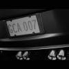 C6 Corvette Rear License Plate Holder - Black - 12499517