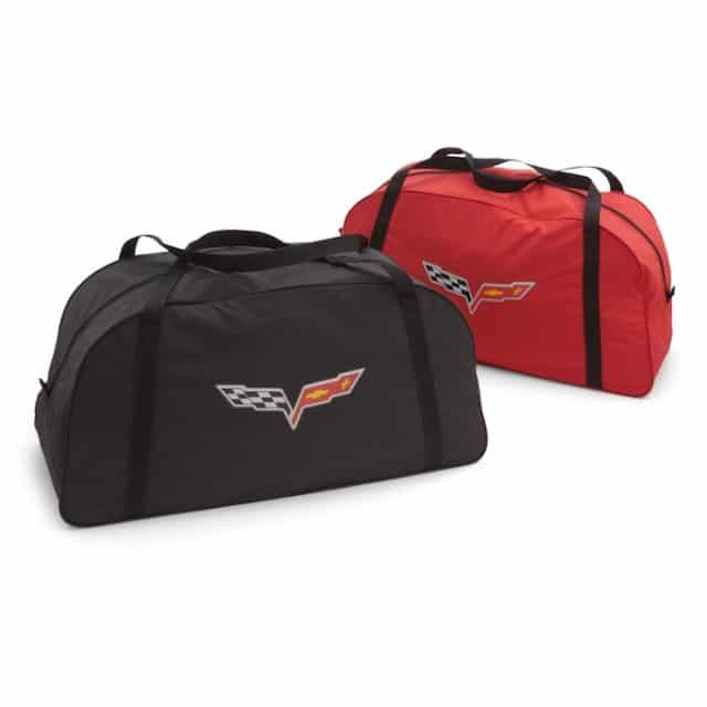 C6 Corvette Storage Bag Crossed Flags - 19158354