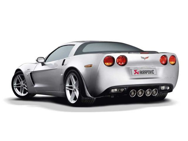 Akrapovic Exhaust System for the 2006-2013 C6 Z06 & ZR1 Corvette - Installed