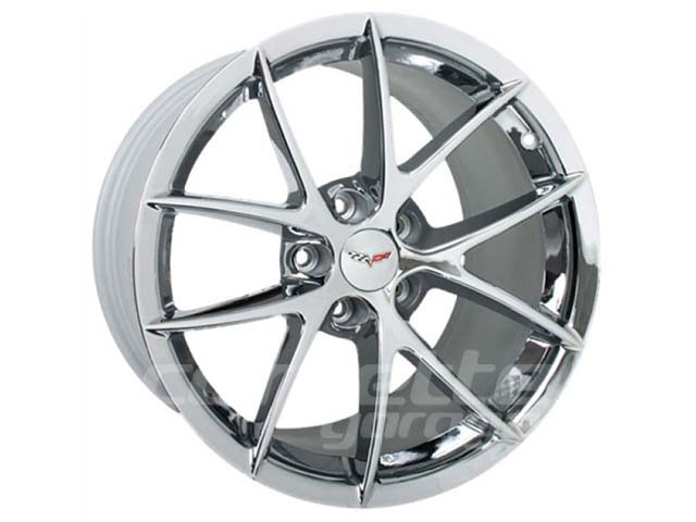 Z06 Spyder Wheels for 2005-2013 C6 and Z06 Corvette - Chrome