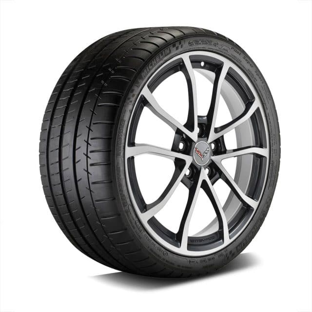 GM C7 Grand Sport Wheel & Tire Package - Gun Metal Machined Face