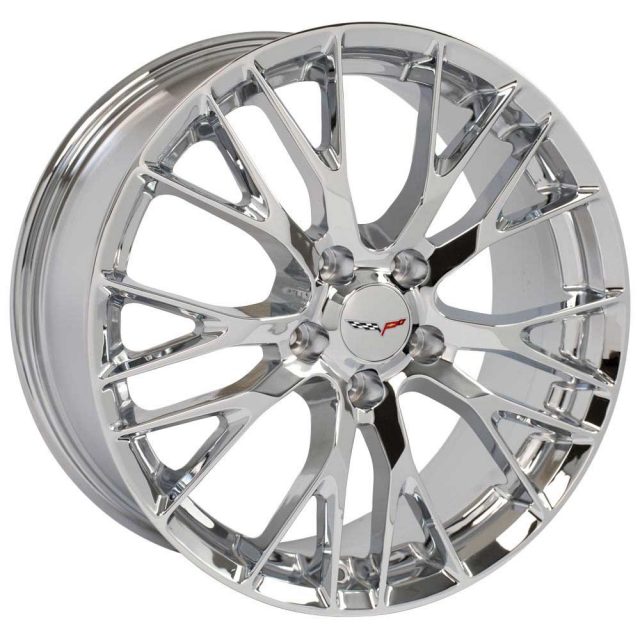 C7 Z06 Reproduction Wheels for 1997-2004 C5 Corvette - Chrome