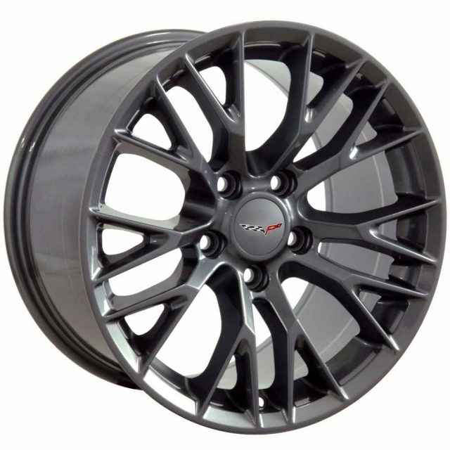 C7 Z06 Reproduction Wheels for 1997-2004 C5 Corvette - Gun Metal