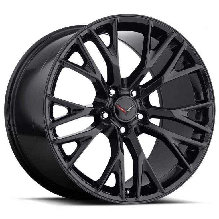 C7 Z06 Corvette Reproduction Wheel Set Gloss Black
