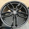 C7 Z51R Corvette Stingray Wheel Set in Gloss Black - Close Up View