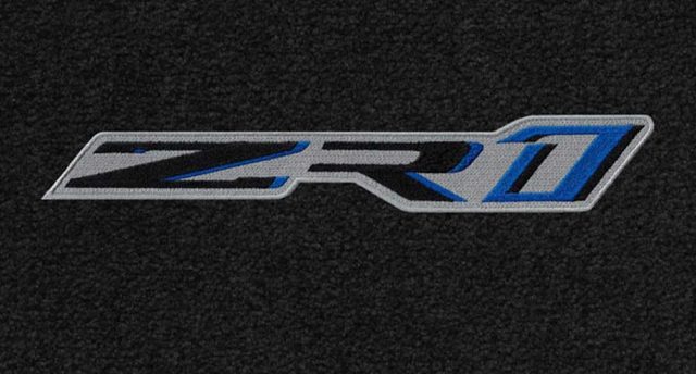 C7 ZR1 Corvette Lloyds Mats - Logo Closeup