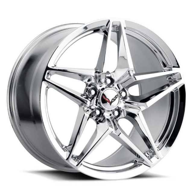 C7 ZR1 Corvette Reproduction Wheel Set - Chrome