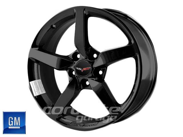 GM C7 2014 Corvette Stingray Wheels - Black Powdercoat