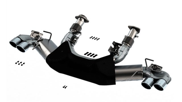 C8 Corvette Borla ATAK Exhaust System - Heat Shield