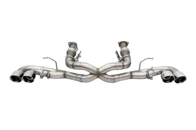 C8 Corsa Exhaust Xtreme Sound Level Cat-Back Polished Tips 21102 - Product View