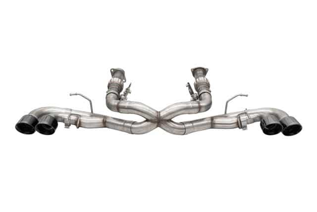 C8 Corsa Exhaust Xtreme Sound Level Cat-Back Black Tips 21102 - Product View