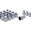 Chrome lug nuts with locks for all C5, C6 and C7 model Corvettes