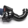 Corsa C7 Stingray Carbon Fiber Air Intake - Black - Front View