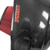 Corsa C7 Z06 Carbon Fiber Air Intake - Black - Close Up View