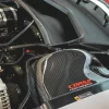 Corsa C7 Z06 Carbon Fiber Air Intake - Black - Installed View