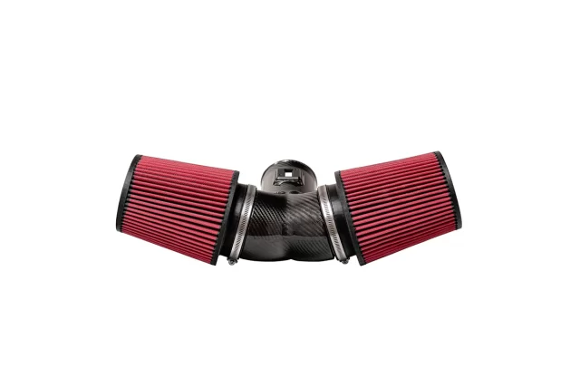 Corsa C8 Corvette Carbon Fiber Air Intake - Filter View