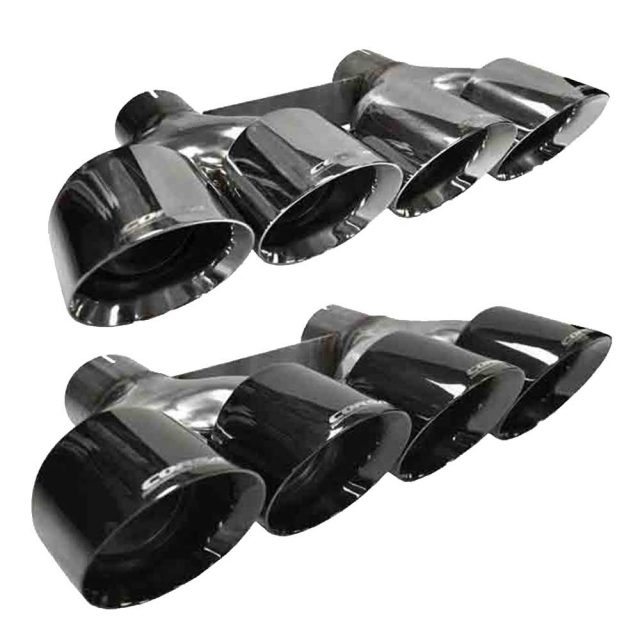 Corsa Pro Series Tips in Polished and Black