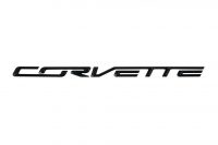 C7 Corvette Carbon Flash Black Rear Trunk Bumper Letter Kit