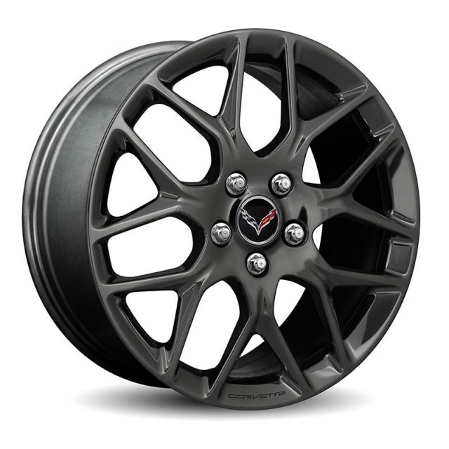 C7 Stingray 5YX Corvette Wheel Set - Gloss Black