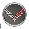 GM Crossed Flag Center Caps for C7 Stingray and Z06 Corvette