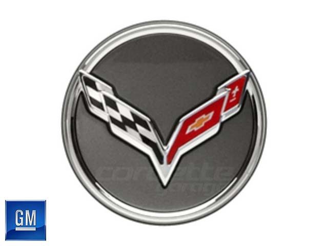 GM Crossed Flag Center Caps for C7 Stingray and Z06 Corvette
