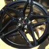GM C7 2019 ZR1 Carbon Flash Black Corvette Wheel Set - Close Up View